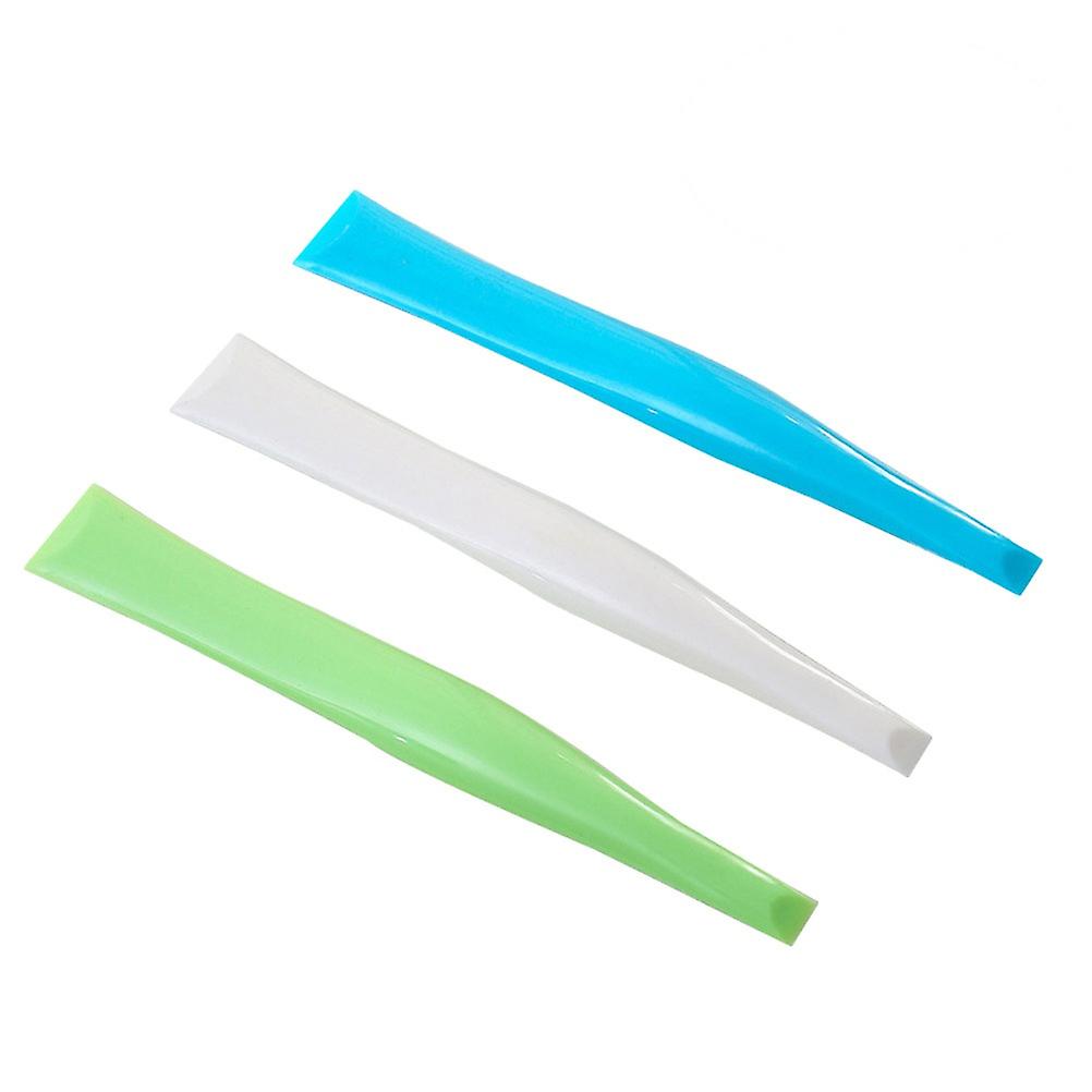 10pcs Kitchen Stove Clean Decontamination Double-Headed Scraper (3 Colors Mixed)