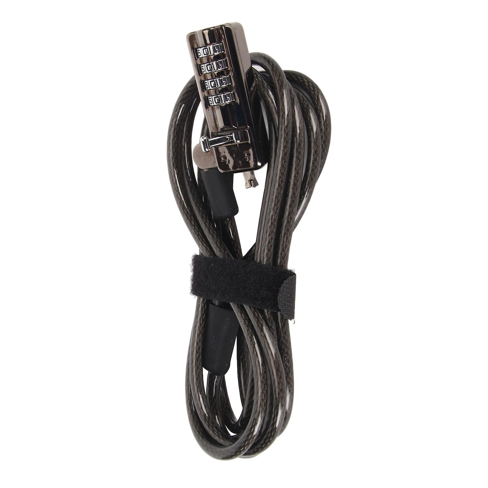 Laptop Lock 4 Digit Cipher Durable Portable Computer Security Cable with Lock for DELL