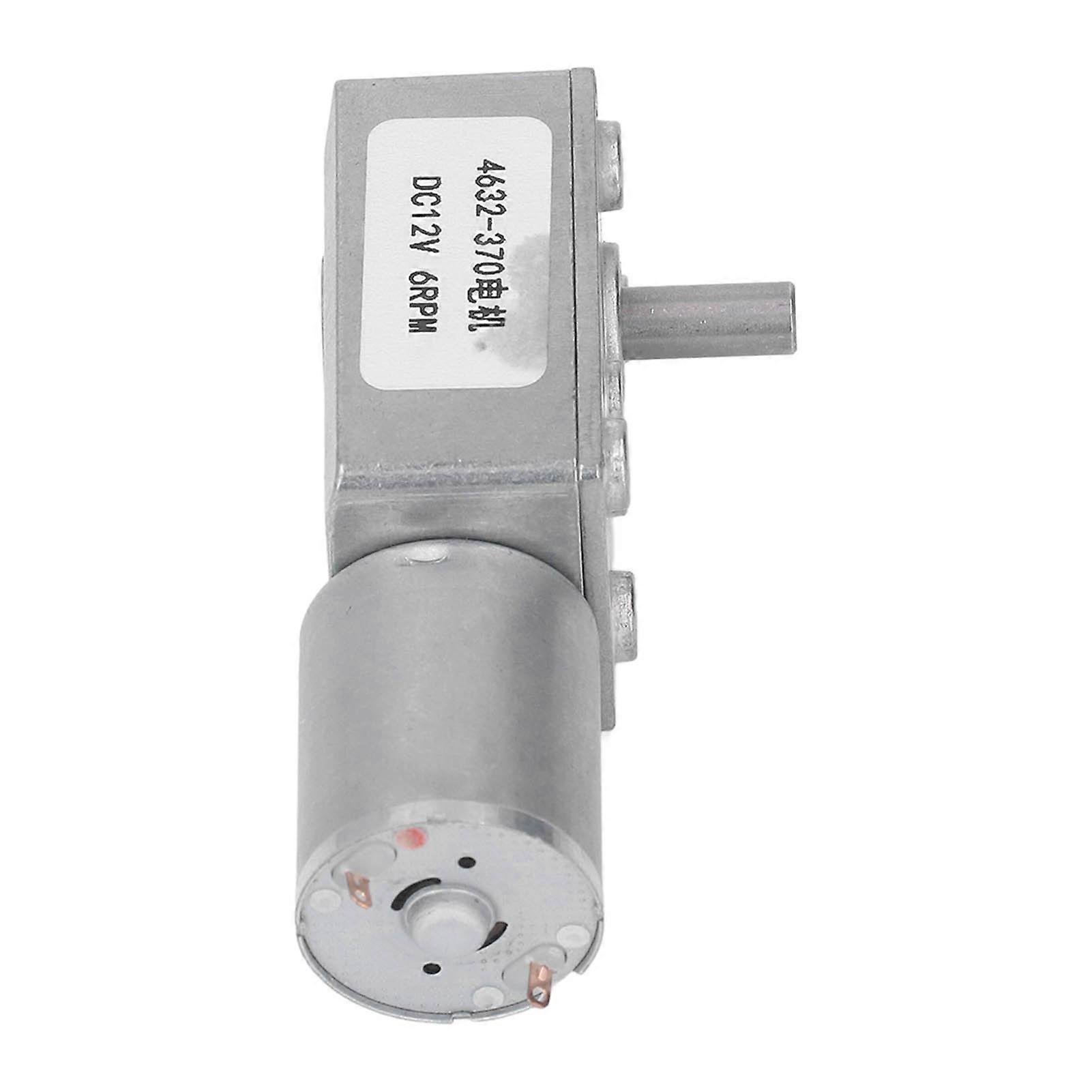 6RPM kierukkavaihdemoottori Vankka itselukittuva DC-vaihdemoottori ovenavaajalle Pienet vinssit DC12V 