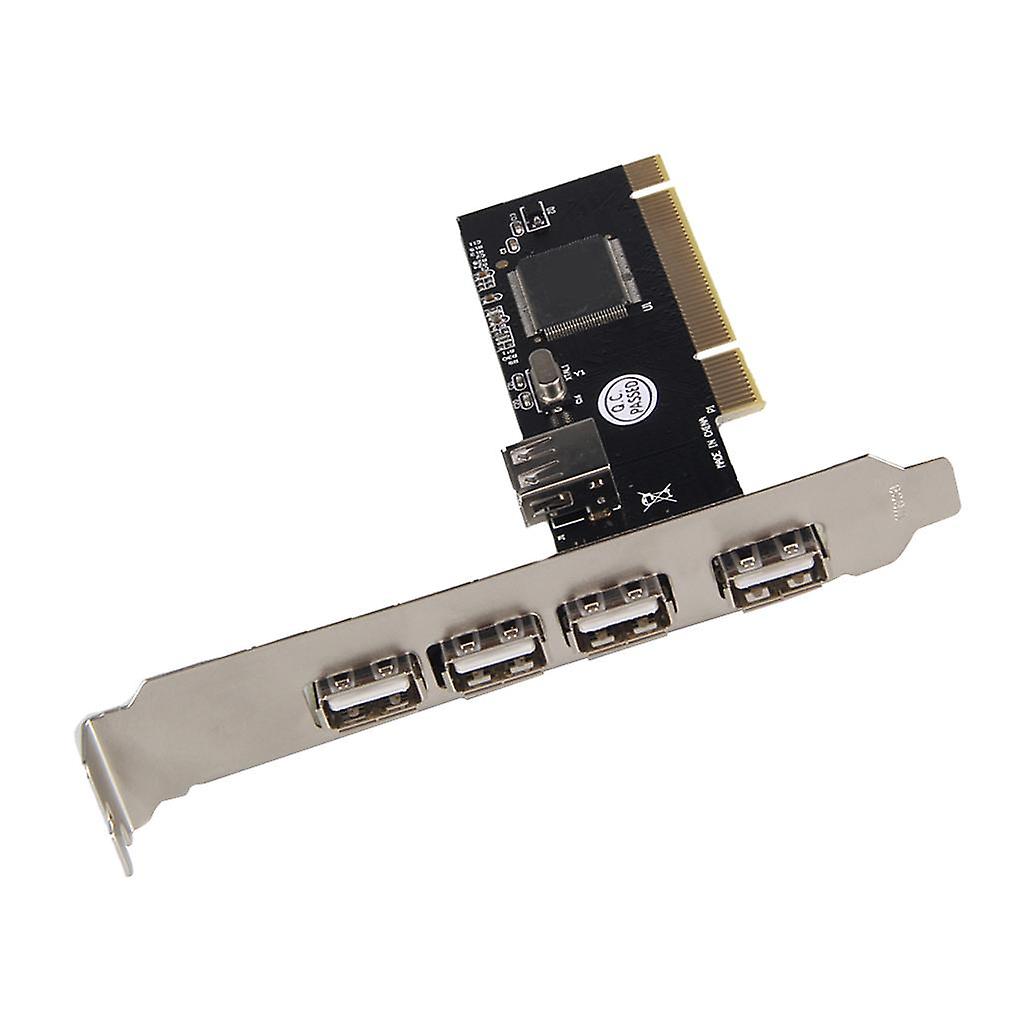USB2.0 PCI Card,PCI 32bit Expansion to 4Port USB Adapter Hub Controller