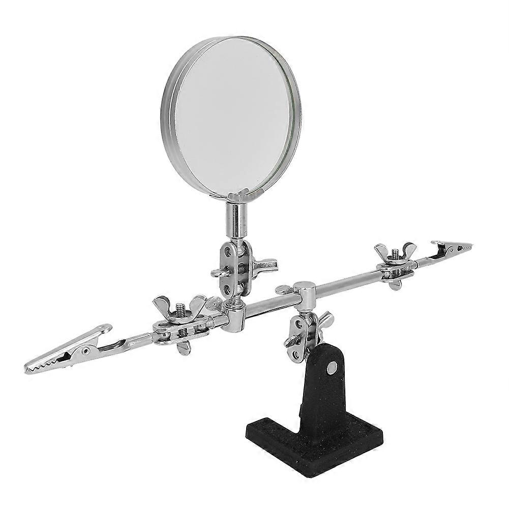 Soldering Stand with 5X Magnifying Glass Third Hand Tool DIY Welding Tool