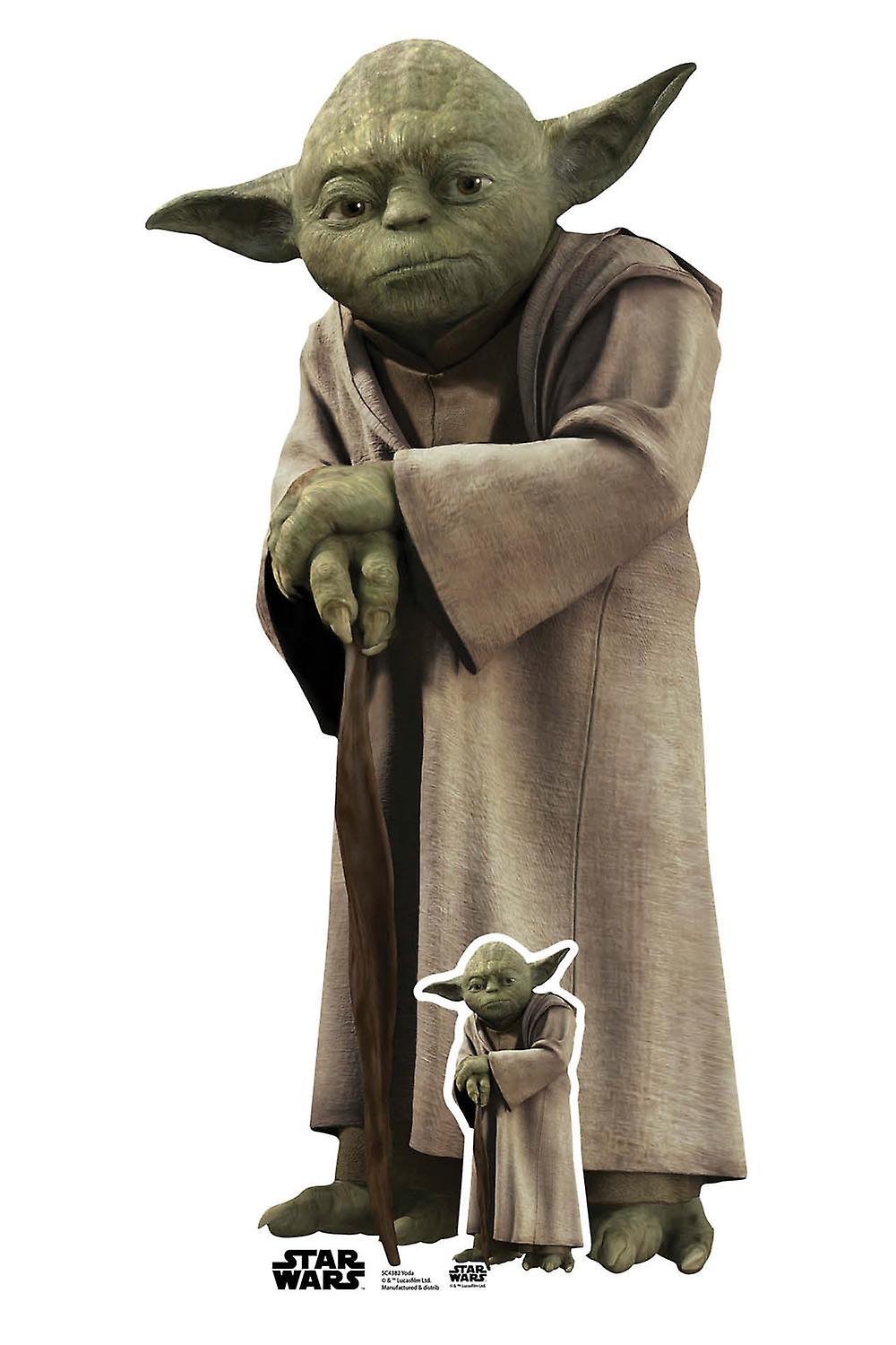 Yoda Wise Jedi Cardboard Cutout Official Star Wars Standee / Standup