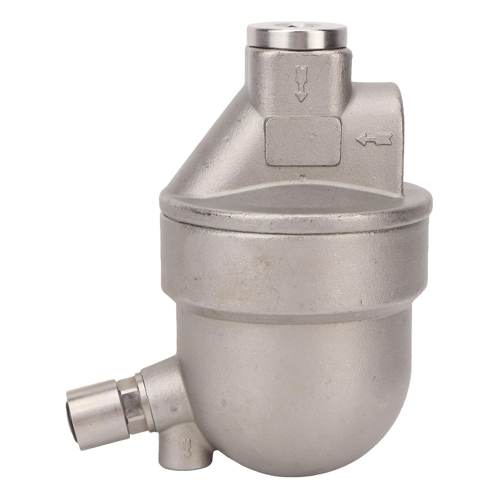 Air Compressor Automatic Drainer,Non Consumption Stainless Steel Pneumatic Drainage Valve,Durable Air Tools for Gas Tank (YA-S6)