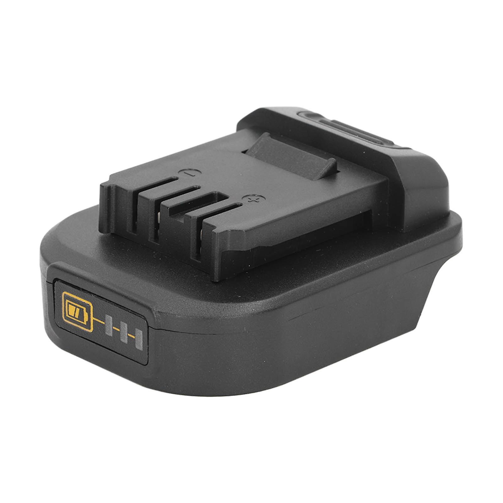 Battery Adapter Built in PCBA Wear Resistant ABS Battery Converter Replacement for DEVON