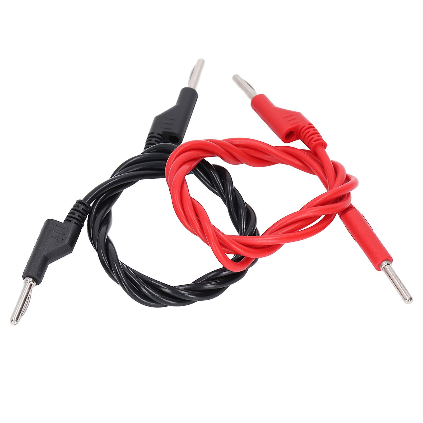 4mm Banana Plug Test Leads Stackable Connector Male to Male High Voltage Testing Wire
