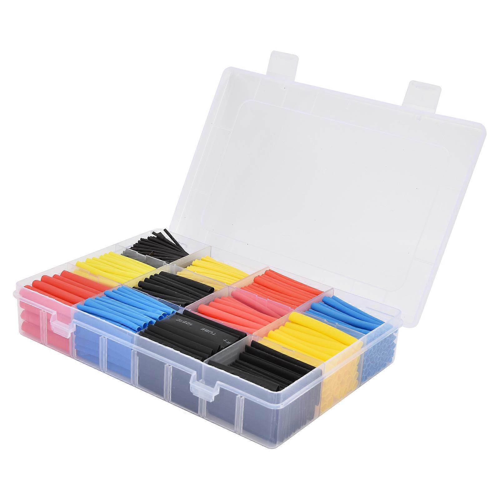 Heat Shrink Tubing Insulation Protection Shrinkable Kit Combination Set Colorful780pcs