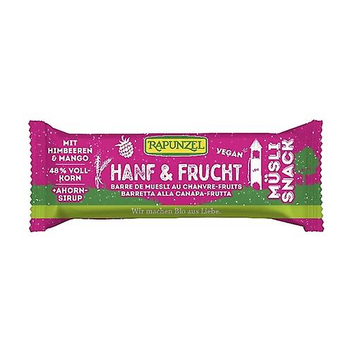 Bio muesli bar with hemp and fruit 1 bar of 50g