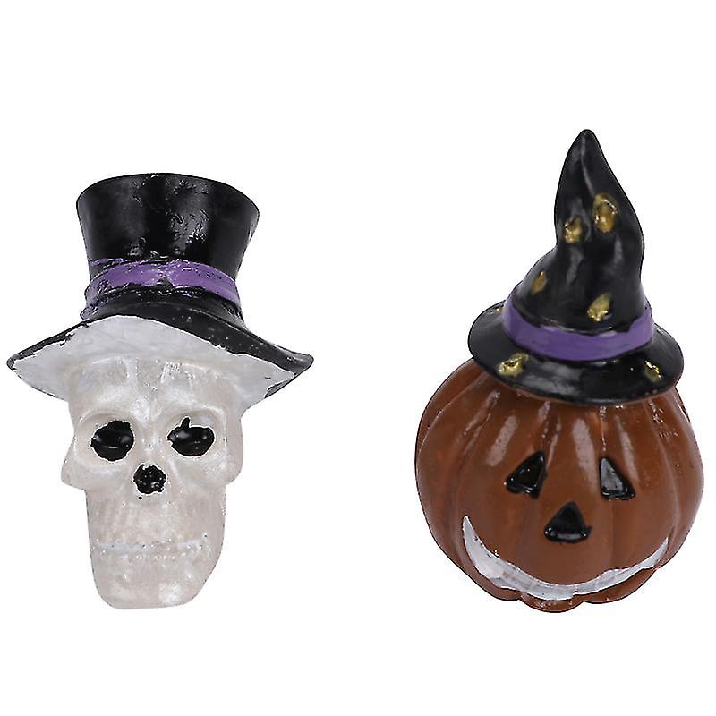 2pcs Pumpkin Aquarium Decoration