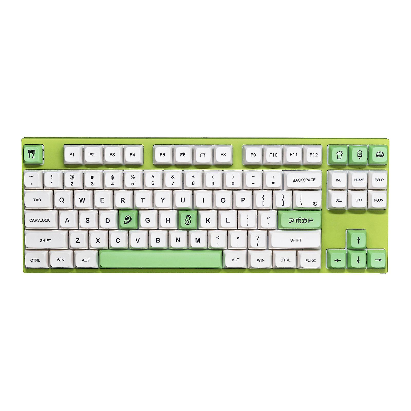 Thick Pbt Avocado Keycaps 135 Keys Mechanical Keyboard Diy Cherry For Key Caps