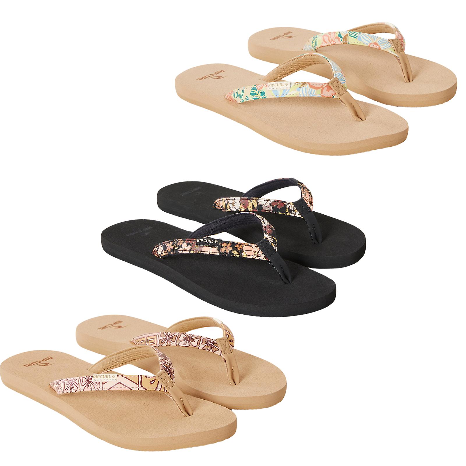 Rip Curl Womens Freedom Bloom Open Toe Summer Beach Pool Sandals Flip Flops