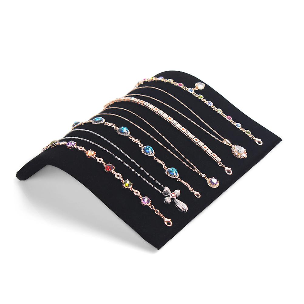 Velvet Display Stand for Necklaces, Chains and Pendants - Black
