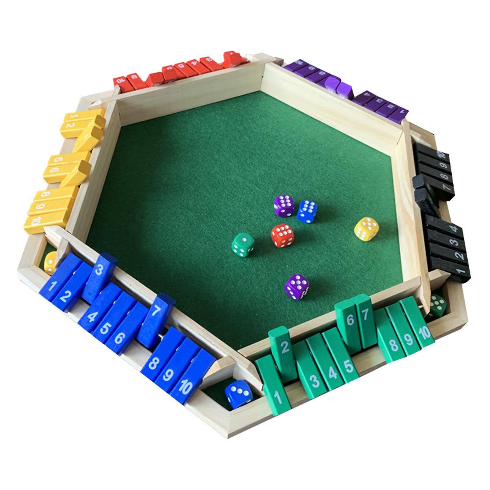 Six-sided Digital Flip Games Interactive Entertaining Dices Game Board for Desktop