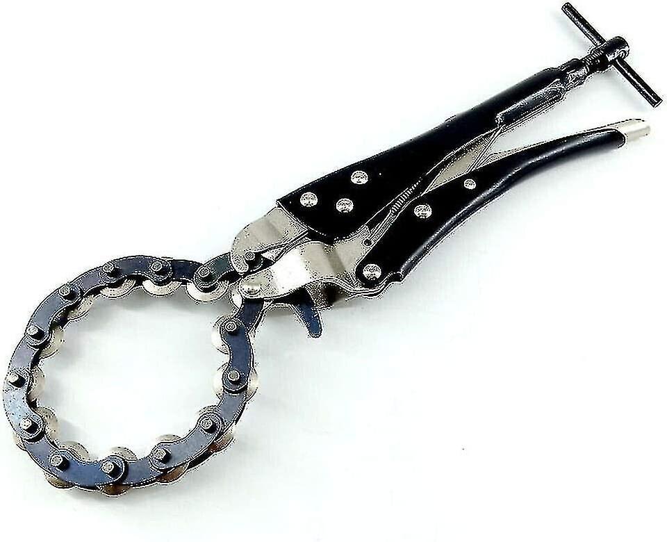 Eksosrørkutter, kjedelås-grep tanger, rørnøkkelverktøy for kutting av karbonstål