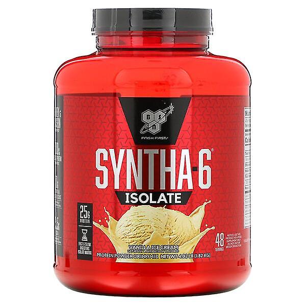 BSN, Syntha-6 Isolate, Protein Powder Drink Mix, Vanilla Ice Cream, 4.02 lbs (1.82 kg)