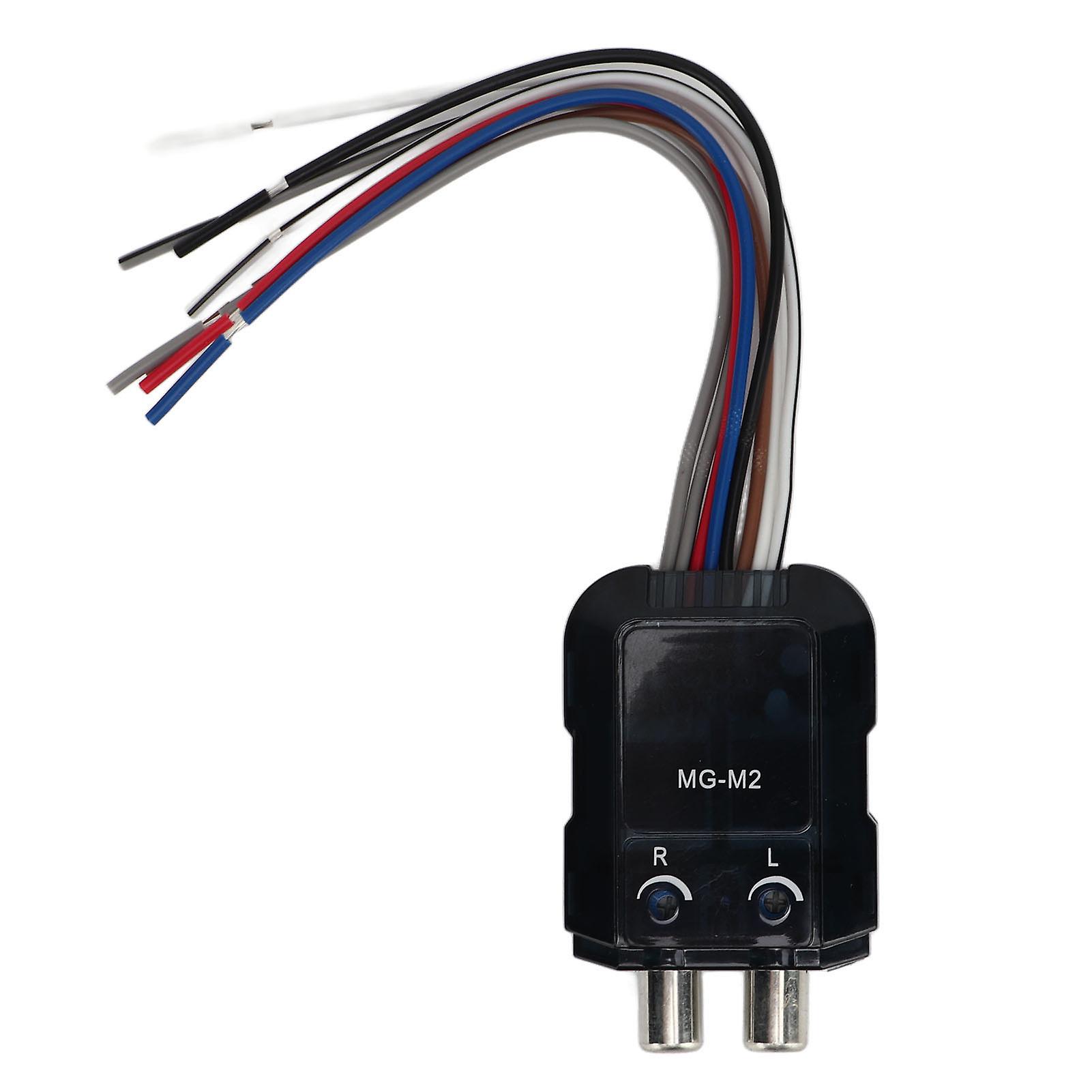 Car Audio Converter High to Low 2 Channel Line Output Stereo Convertor for All Massive Audio Amplifiers 