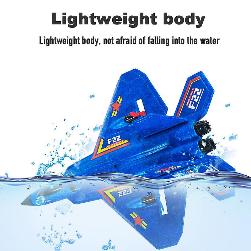 F22 Raptor Fighter Rc Airplane 2.4g Remote Control Aircraft With Light ...