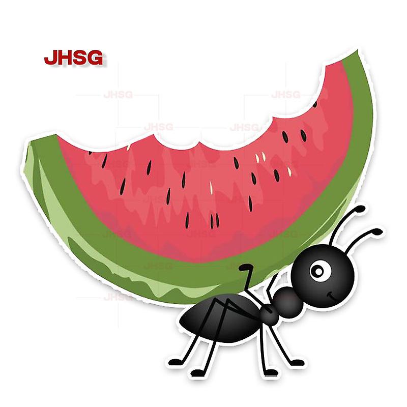 Ant Like Watermelon Fun Car Sticker Window Submarine Decoration Suitable For Various Planes