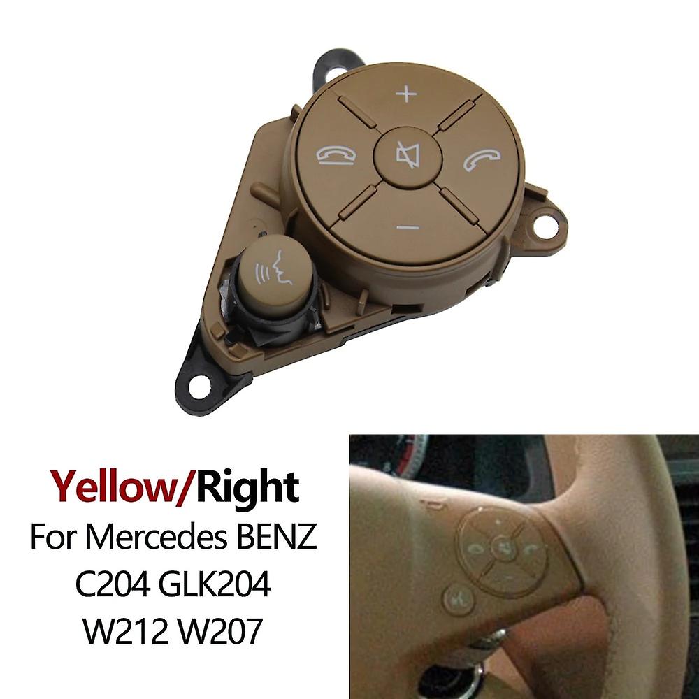 Car Steering Wheel Switch Control Button With Circuit Board Assembly For Mercedes Benz C Glk E Class W204 X204 W212 W207