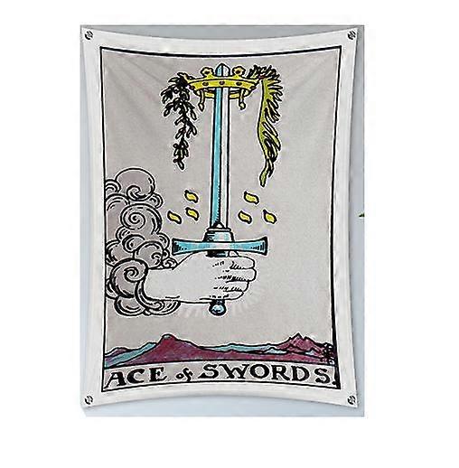 Tarot Card Ace of Swords Wall Tapestries