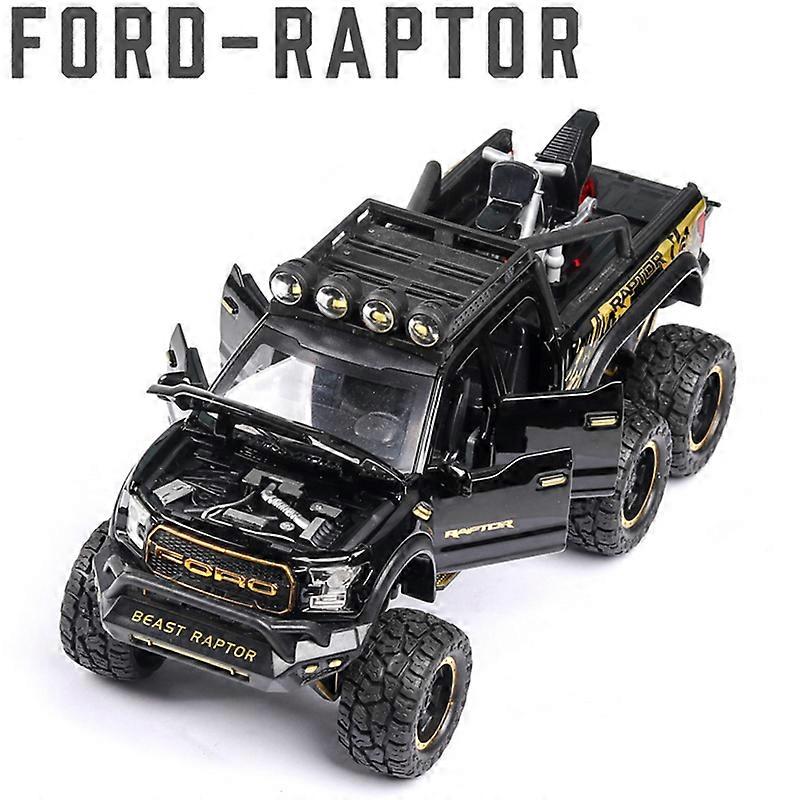 1/28 Raptor F150 טנדר סגסוגת דגם רכב Diecasts צעצוע מתכת שונה רכבי שטח דגם רכב סימולציה צעצועים לילדים מתנות