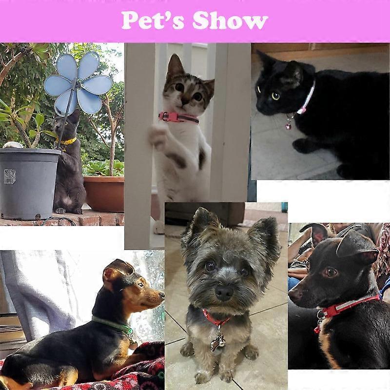 Puppy Collar with Bell, Basic Reflective Cat Collar with Bells