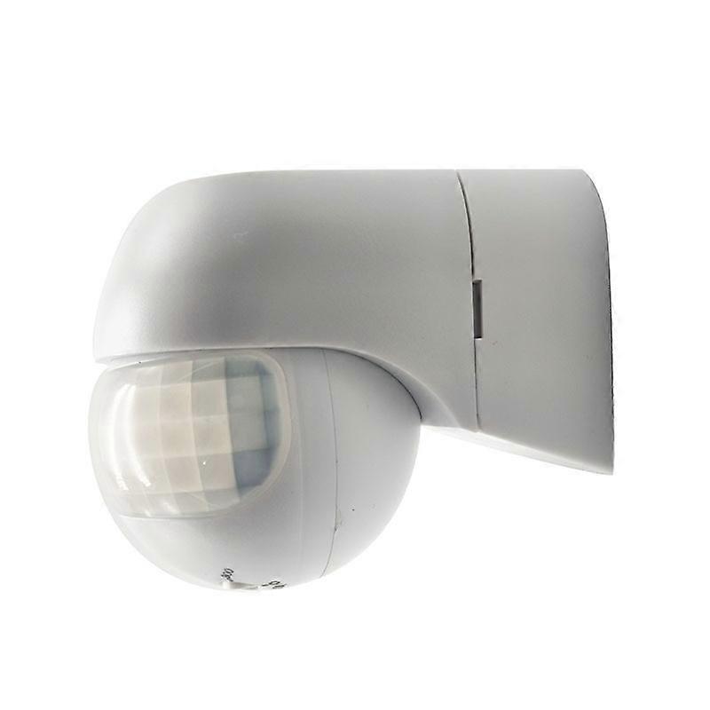 Outdoor Motion Detector IP44, Surface Mounting, Programmable, Infrared Sensor, Range 15m/180, Adapted LED, Adjustable, Max. 800W/500W