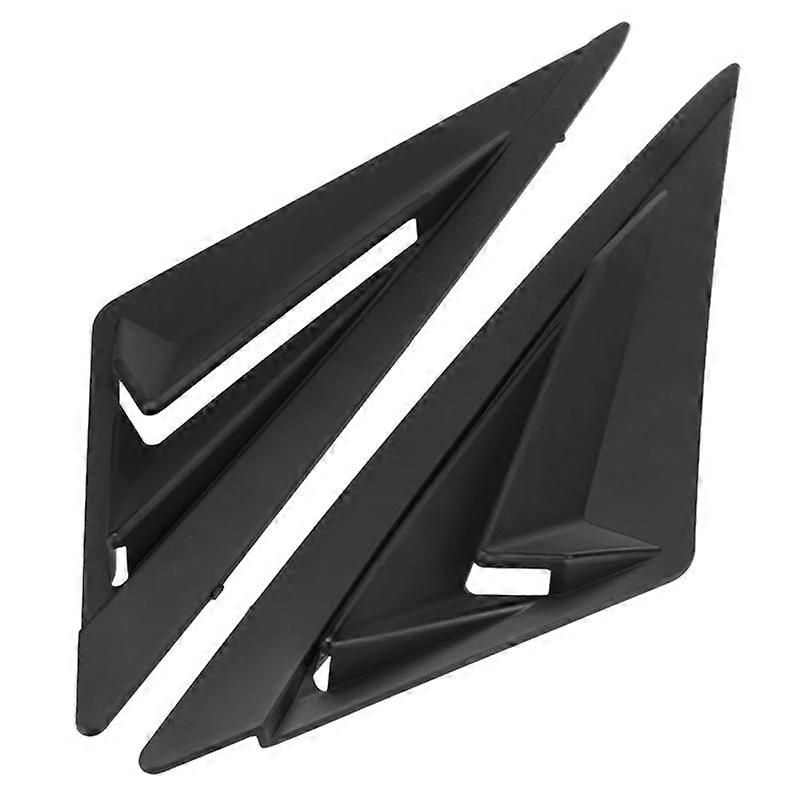 For CN7 2020-2021 2PCS/Set Rear Side Window Shutters Decoration Trim Body Kits Matt Black