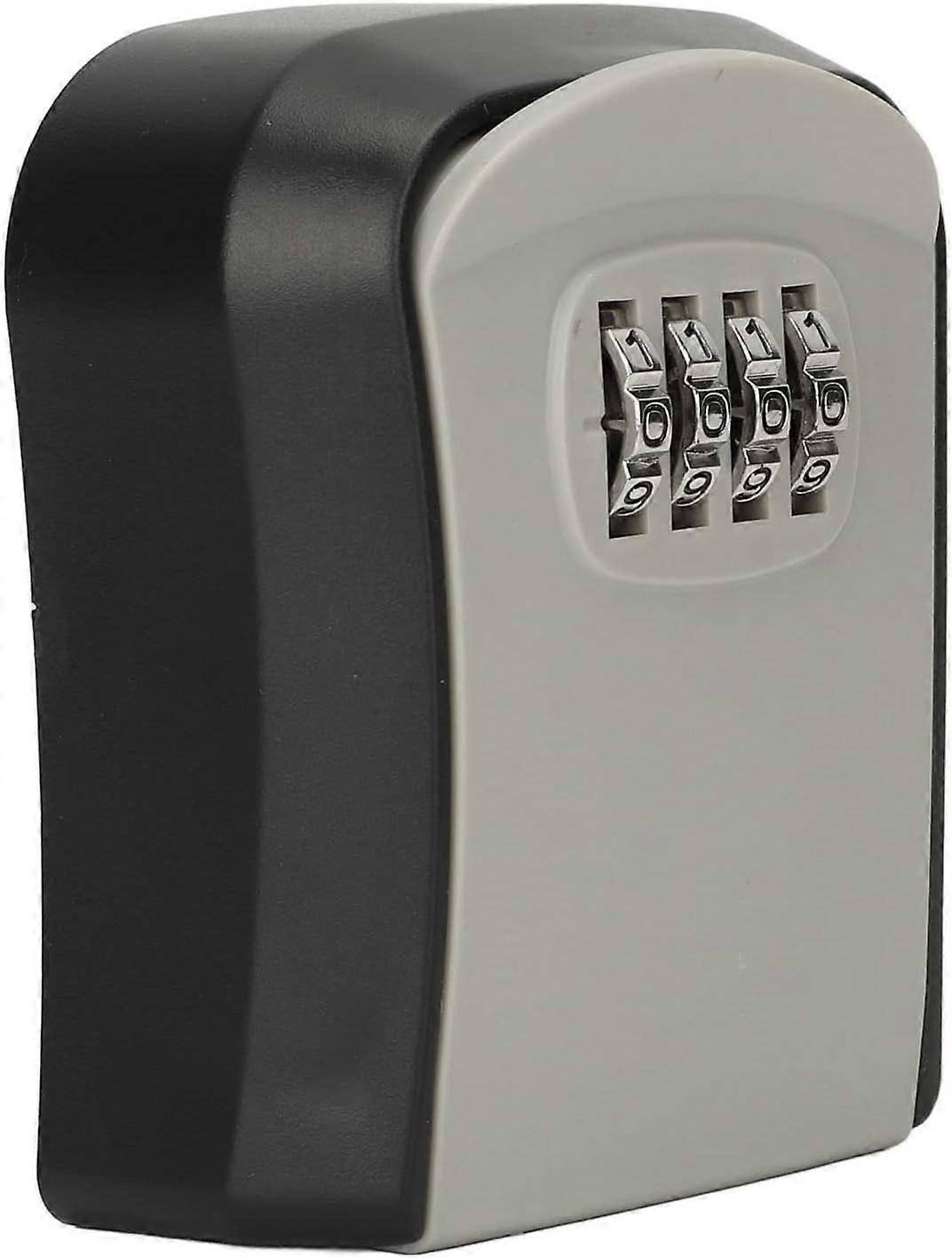 Lock Box for Keys, Wall Mounted 4 Digit Waterproof Key Storage Lock Box with 5 Keys Capacity, Key Hiders to Hide a Key Outside