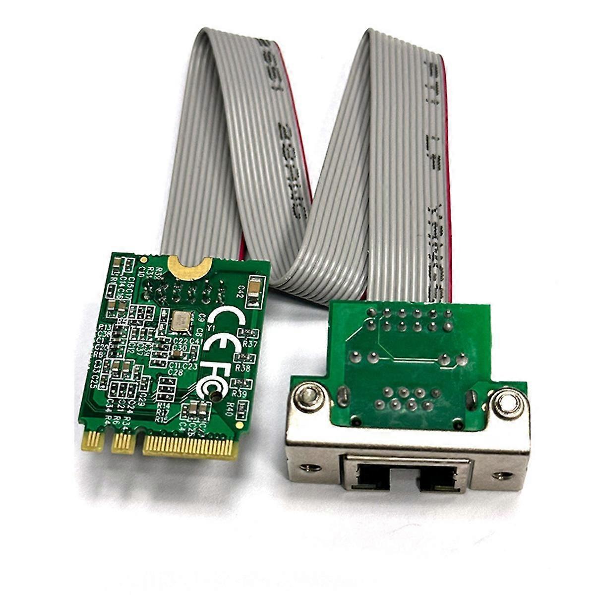 M.2 A+E ΚΛΕΙΔΊ 2.5G κάρτα LAN Ethernet RTL8125B Βιομηχανική κάρτα δικτύου ελέγχου M.2 Gigabit Ethernet Ne