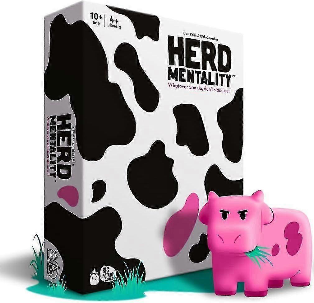 Herd Mentality Board Game: The Udderly Game For Adults And Kids | Board Game For 4-20