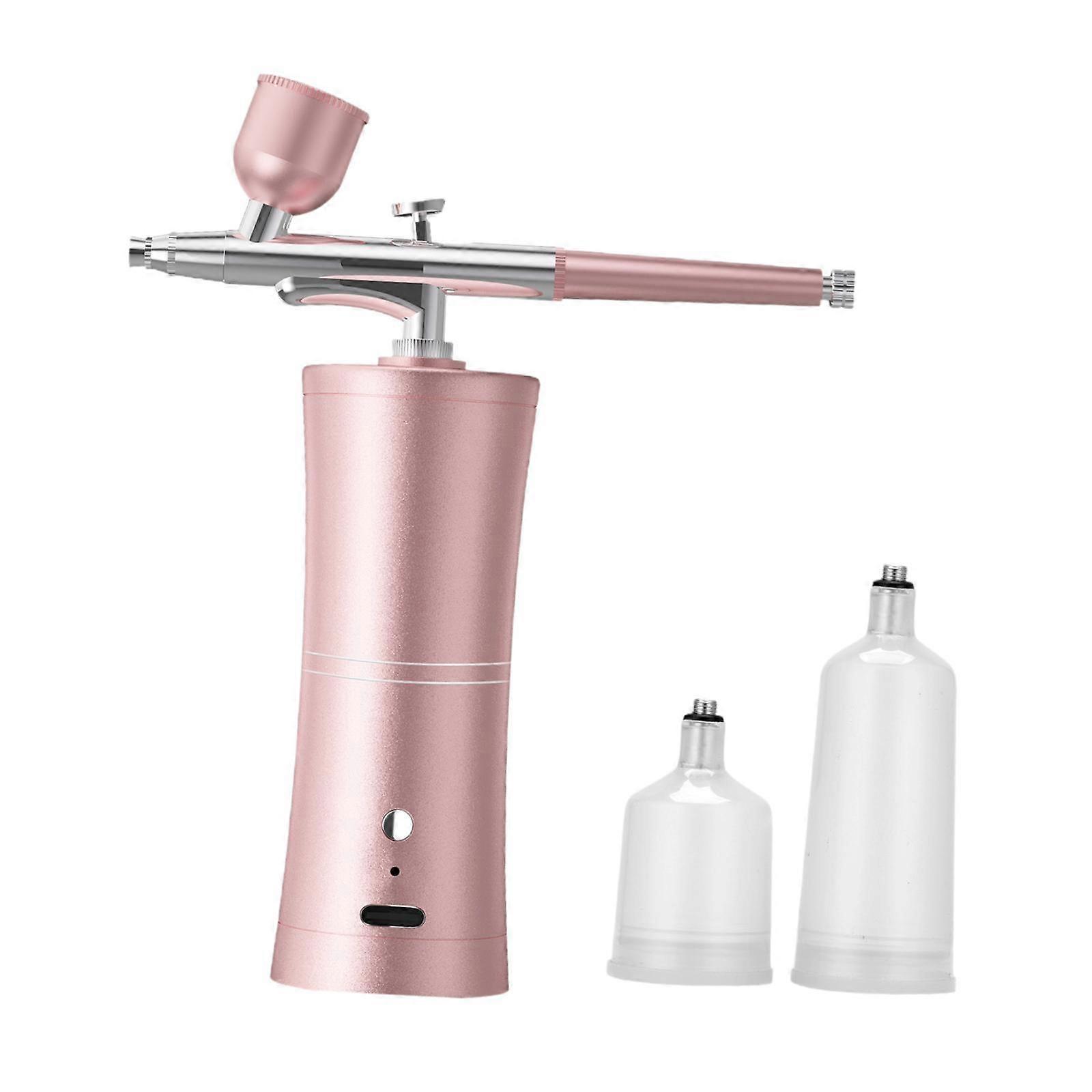 Paint Spray Practical Multiuse Airbrush Set for Barber Cake Decorating Salon Pink