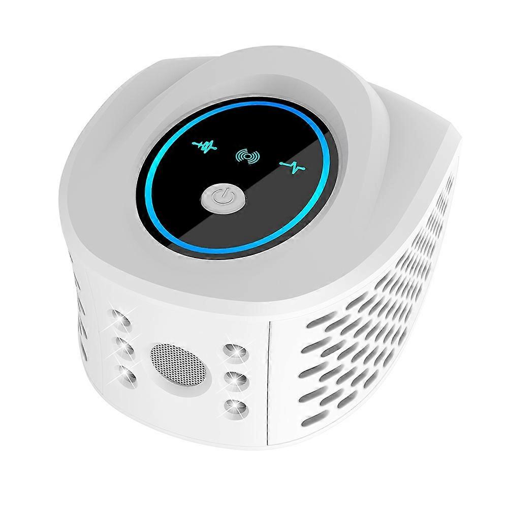 HS218 Mice Repellent Ultrasonic Pest Repeller Mouse Deterrent Rat Control for House Attic - White /