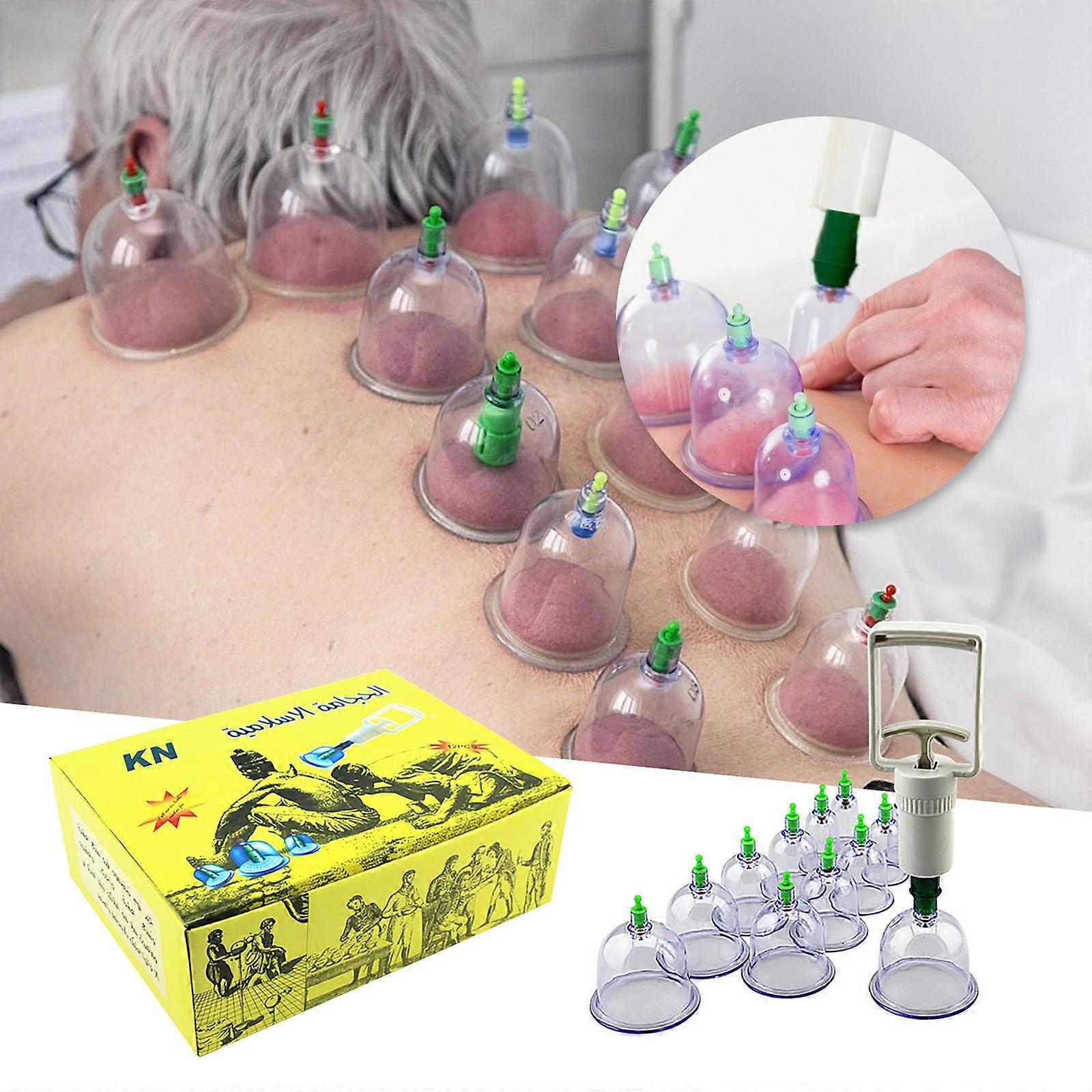 Cupping Set Chinese Acupoint  Cupping Massage Set 12 Cups