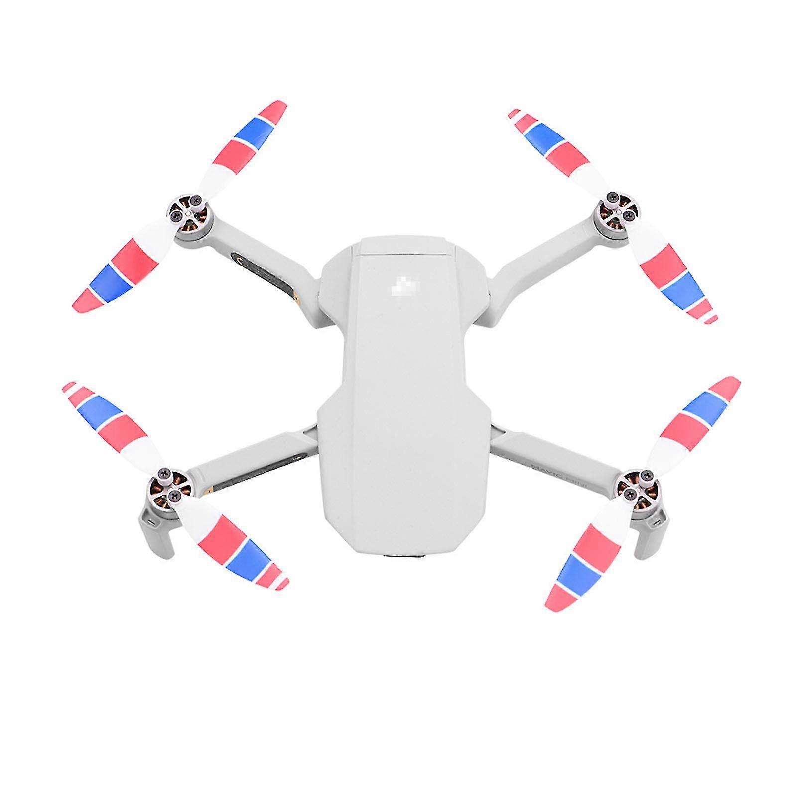 4pc folding color quick release blade accessories for dji mavic mini 2 drone
