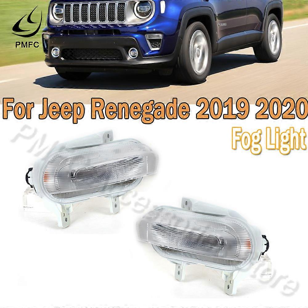 Til Jeep Renegade 2019 2020 bil forreste kofanger billys kørelys tågelygter bil tågelygte dagslys tågelygte tågelygte