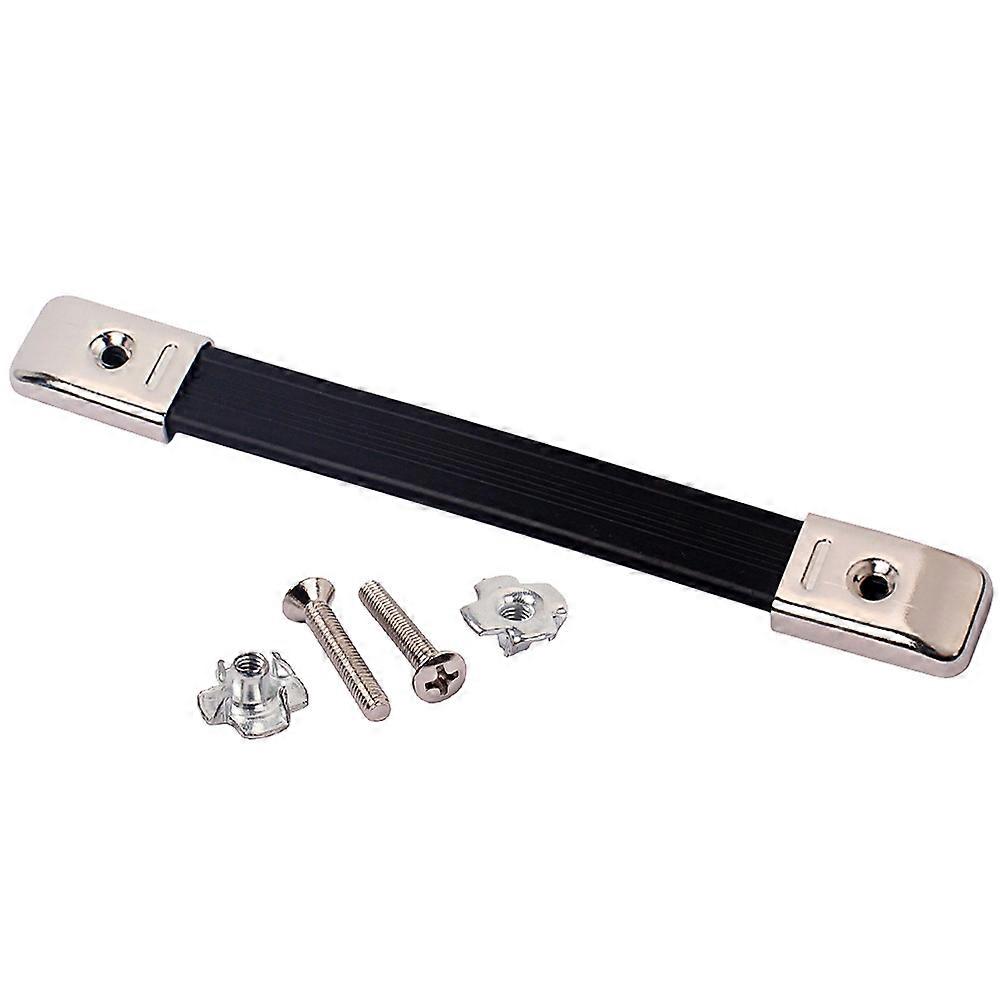 Gitarrengehäuse Verstärker Gurtgriff Strap Griff Strapazierfähiger Tragegriff Griff Koffer Box Lautsprechergriff (Schwarz)