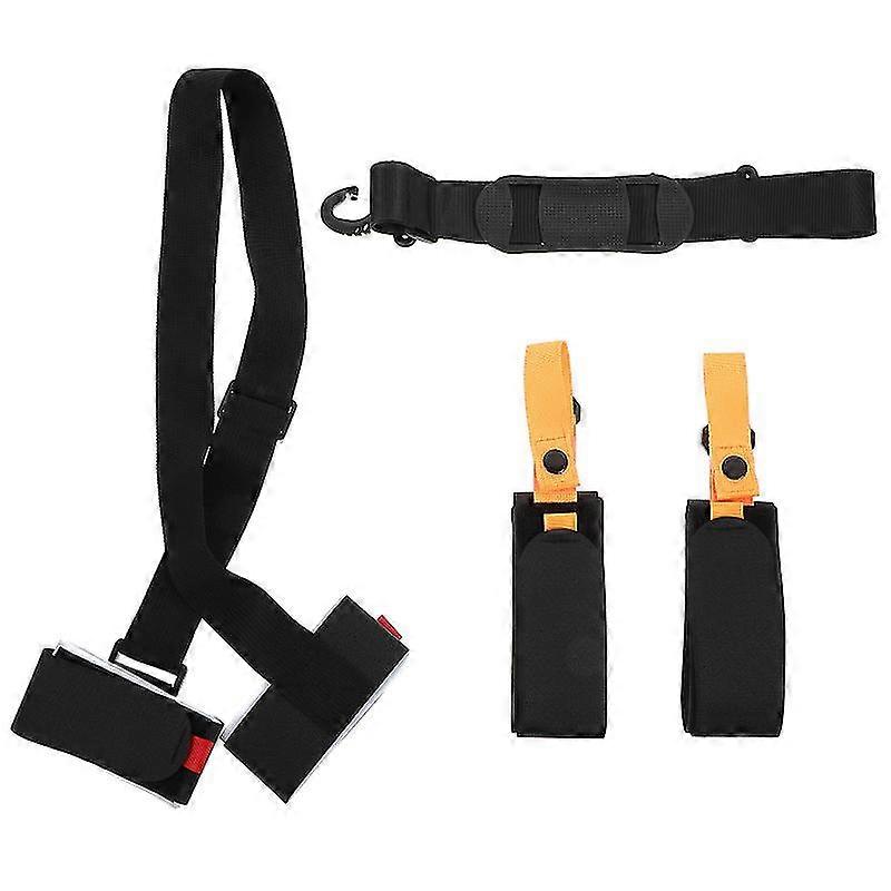 2pcs Durable Outdoor Skiing Hand-Held Skis Shoulder Straps Ski Fixing Straps