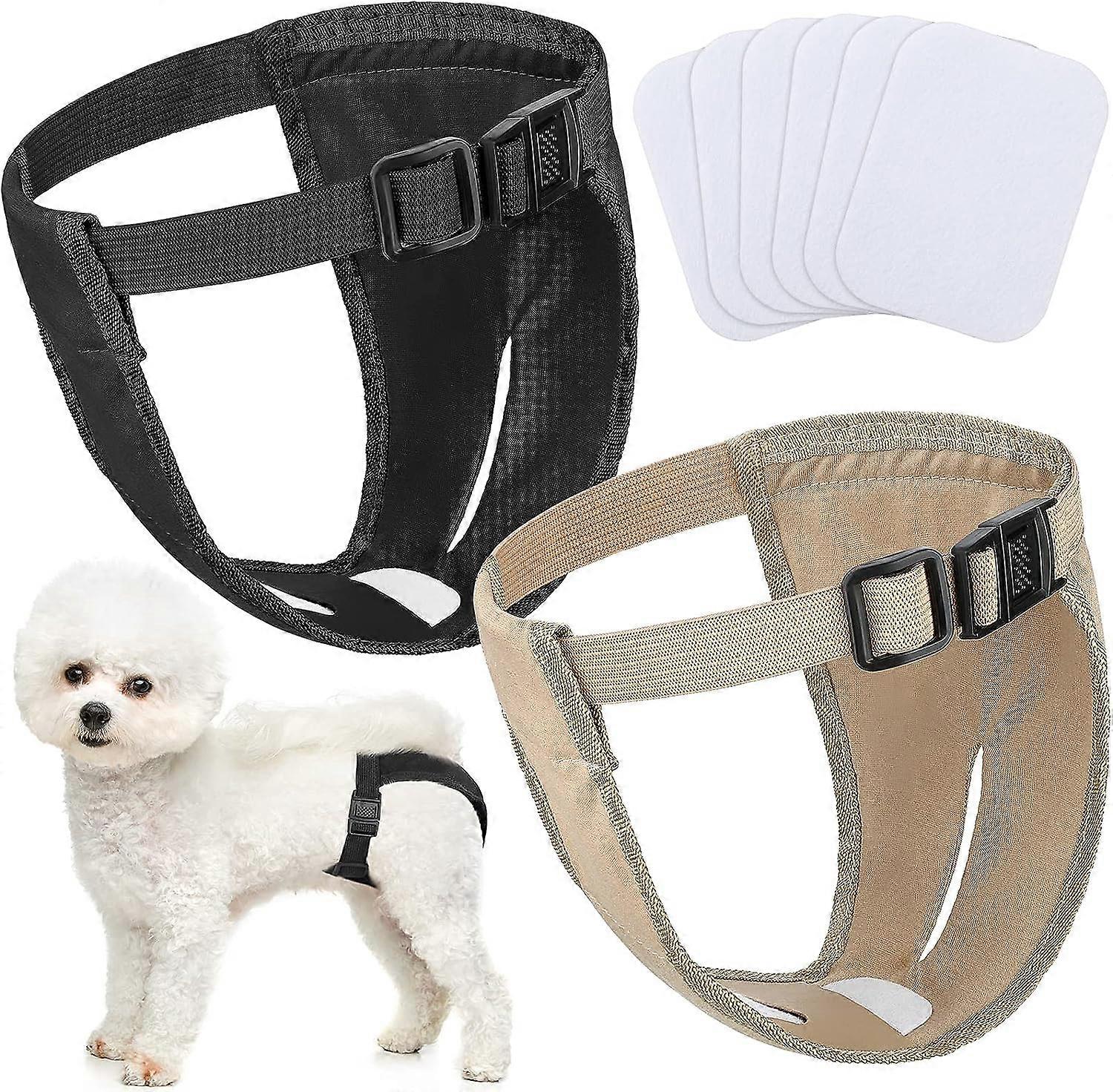 2er-Pack Hundewindeln für läufige Hündinnen Monatliche Blutung Physiologische waschbare Hosen (Größe M)