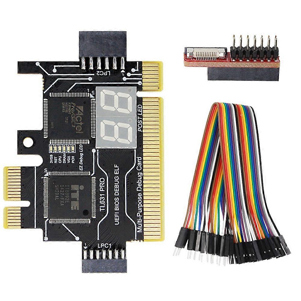 TL631 PRO Universal Laptop PCI Diagnose Card PC PCI-E Mini Motherboard Diagnostic Analyzer Tester D