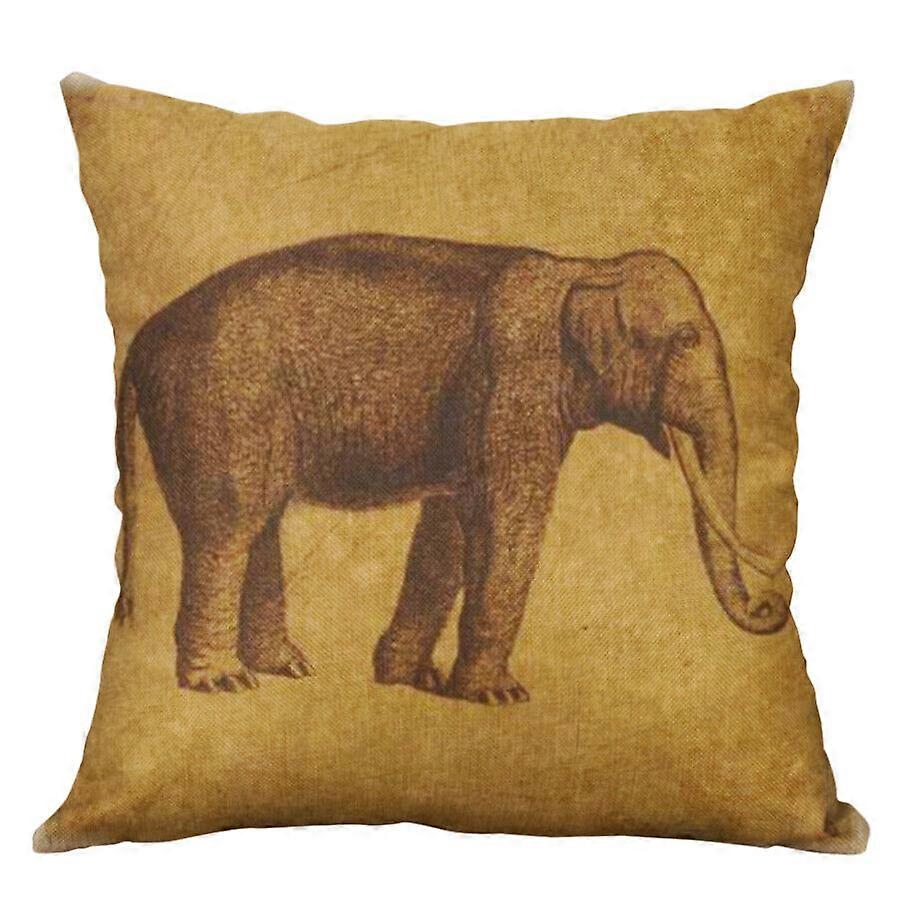 ヴィンテージ犬プリント枕カバークッションカバーソファ家の装飾コットンリネンデザイン1003jpjcjh