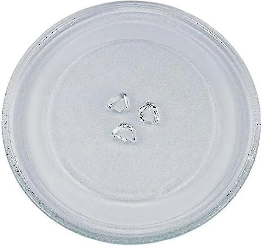 Universal Microwave Turntable Glass Plate With 3 Fixtures, 245 Mm -JA