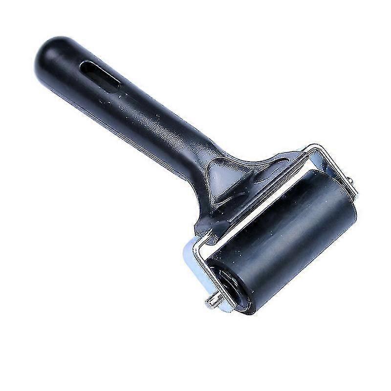 Roller Soft Ink Applicator For Printmaking Wallpaper Ink Block Stamping (1pc, Black)