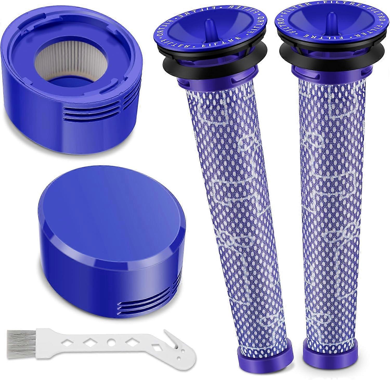 2 Pcs Filters for Dyson V8, Filters for Dyson V8 Animal Vacuum Cleaner, Dyson V8 Absolute Filter, Filter for Dyson V7 Vacuum Cleaner, HEPA Filter Comp