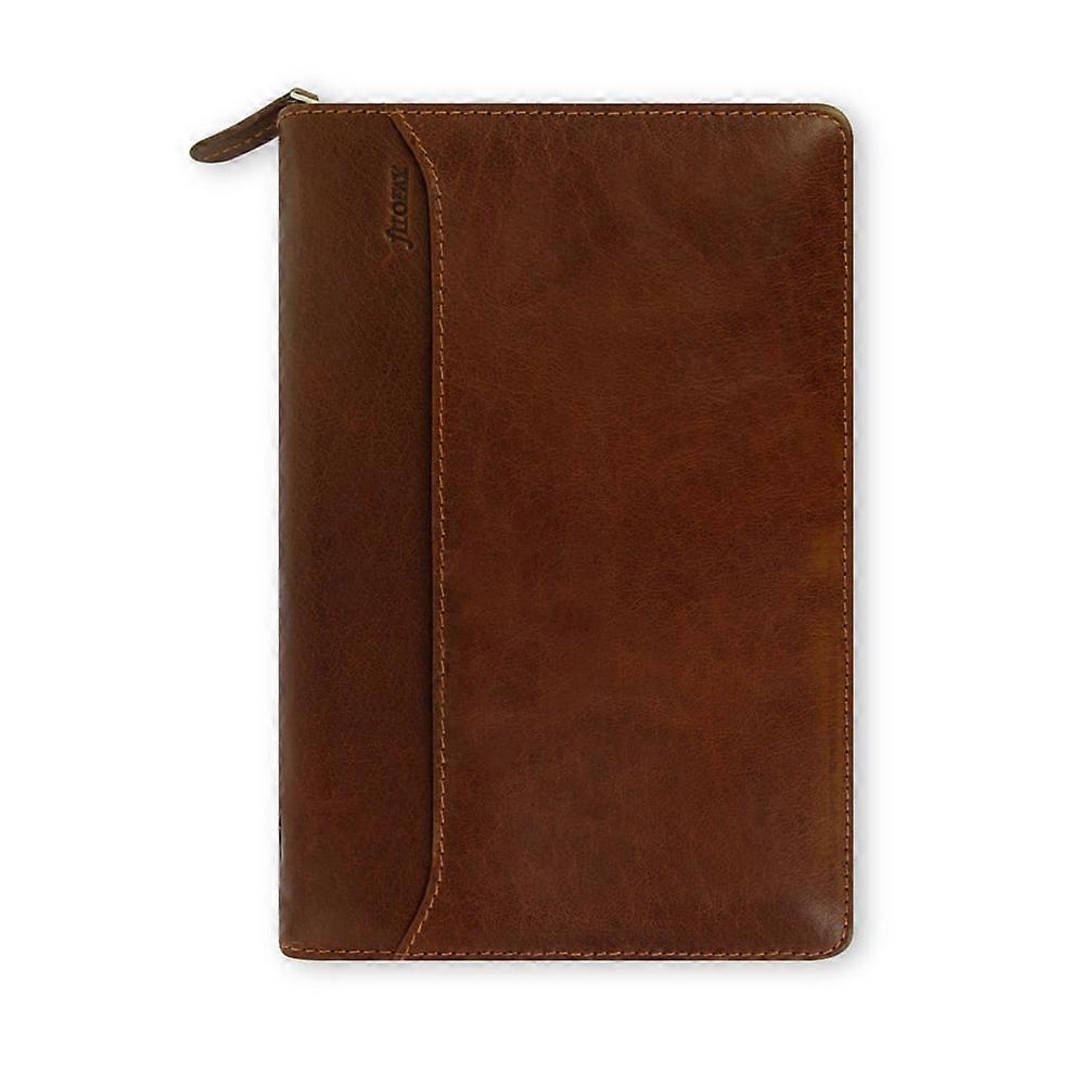 Filofax Premium Quality Stylish Lockwood Personal Zip Organiser (Cognac)