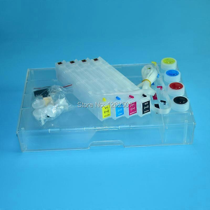 Ciss System For HP980 980XL Continuous Ink Supply System For HP X585dn X585f X585z X555dn X555xh Printers With Auto-Reset Chip