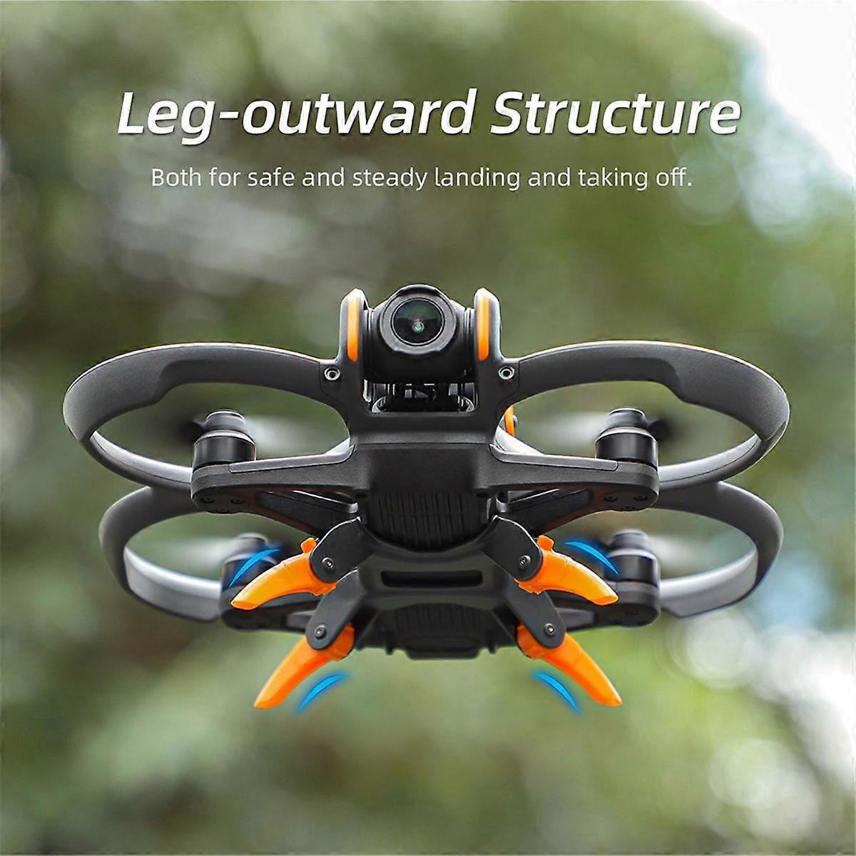 Drone Landing Gear for Avata2 Booster Stand Accessory Foldable Spider Gear Landing Gear Protective