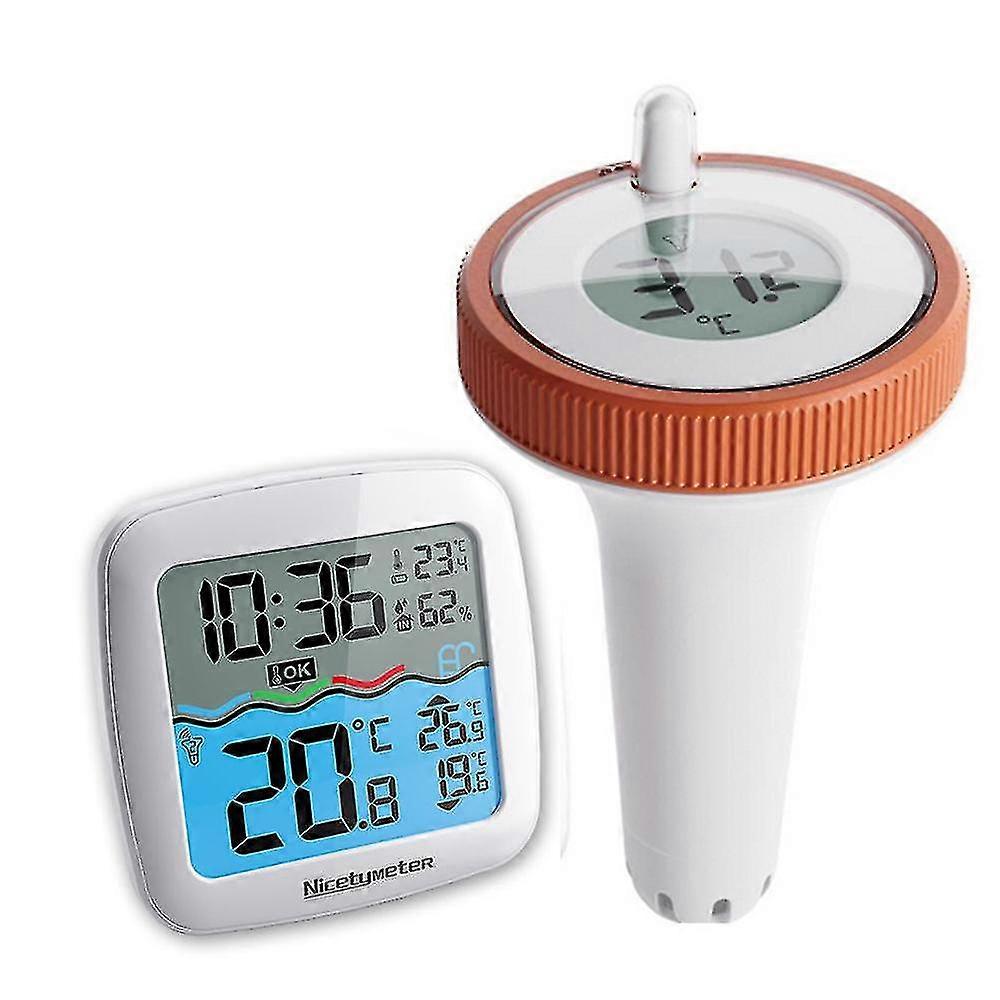 Waterproof Swimming Pool Temperature Measuring Meter 3 Channels Wireless Connection LCD Digital Thermometer Thermometer Set Tw