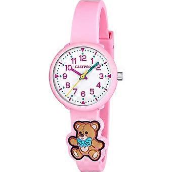 Relógio para Meninas Calypso My First Watch - K5844-5 Pulseira de Silicone Rosa