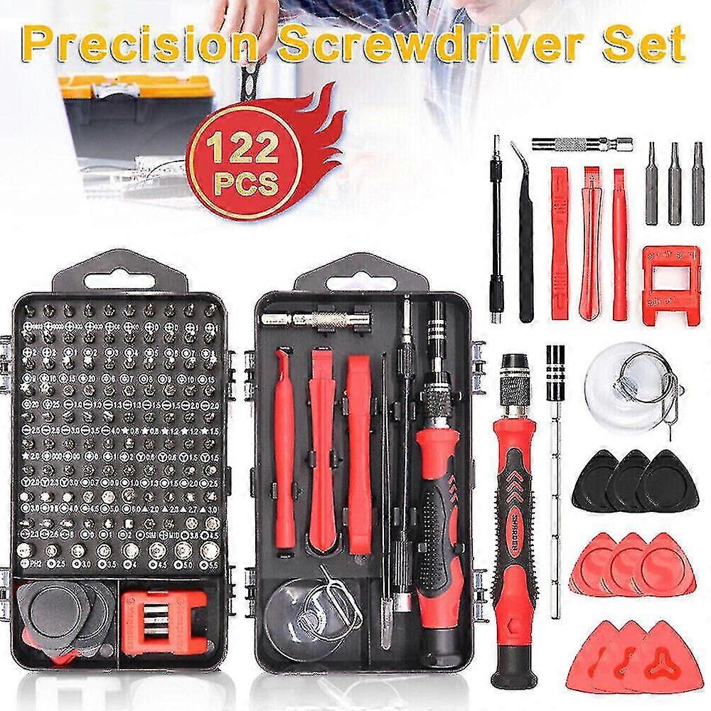 122 In 1 Precision Screwdriver Set Electronics Magnetic Repair Tool Kit Computer