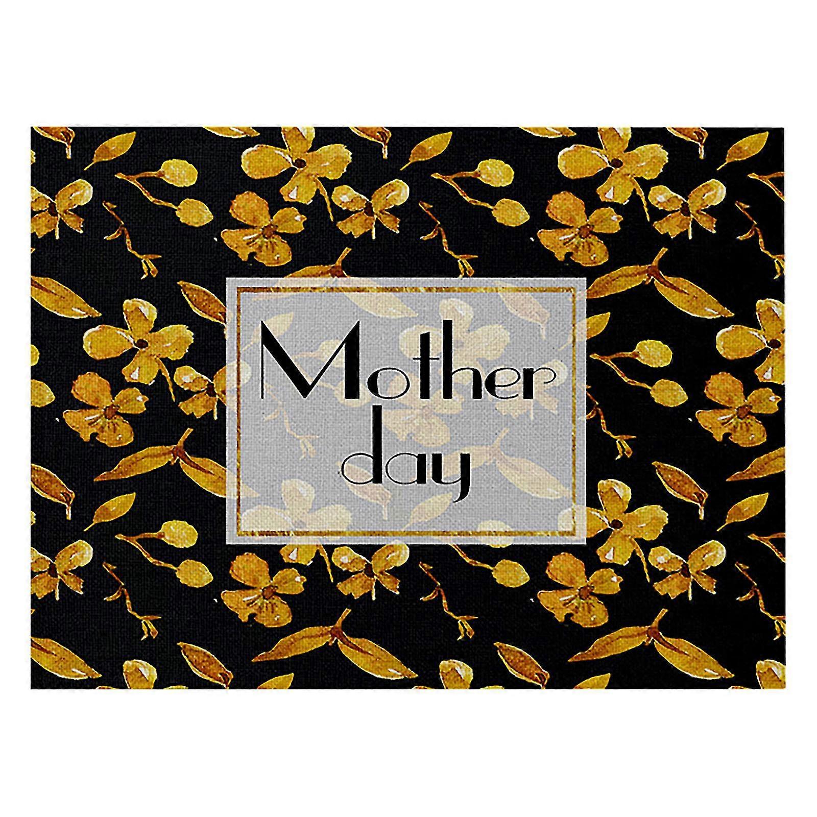 Tapete de mesa de isolamento térmico do Dia das Mães e do linho